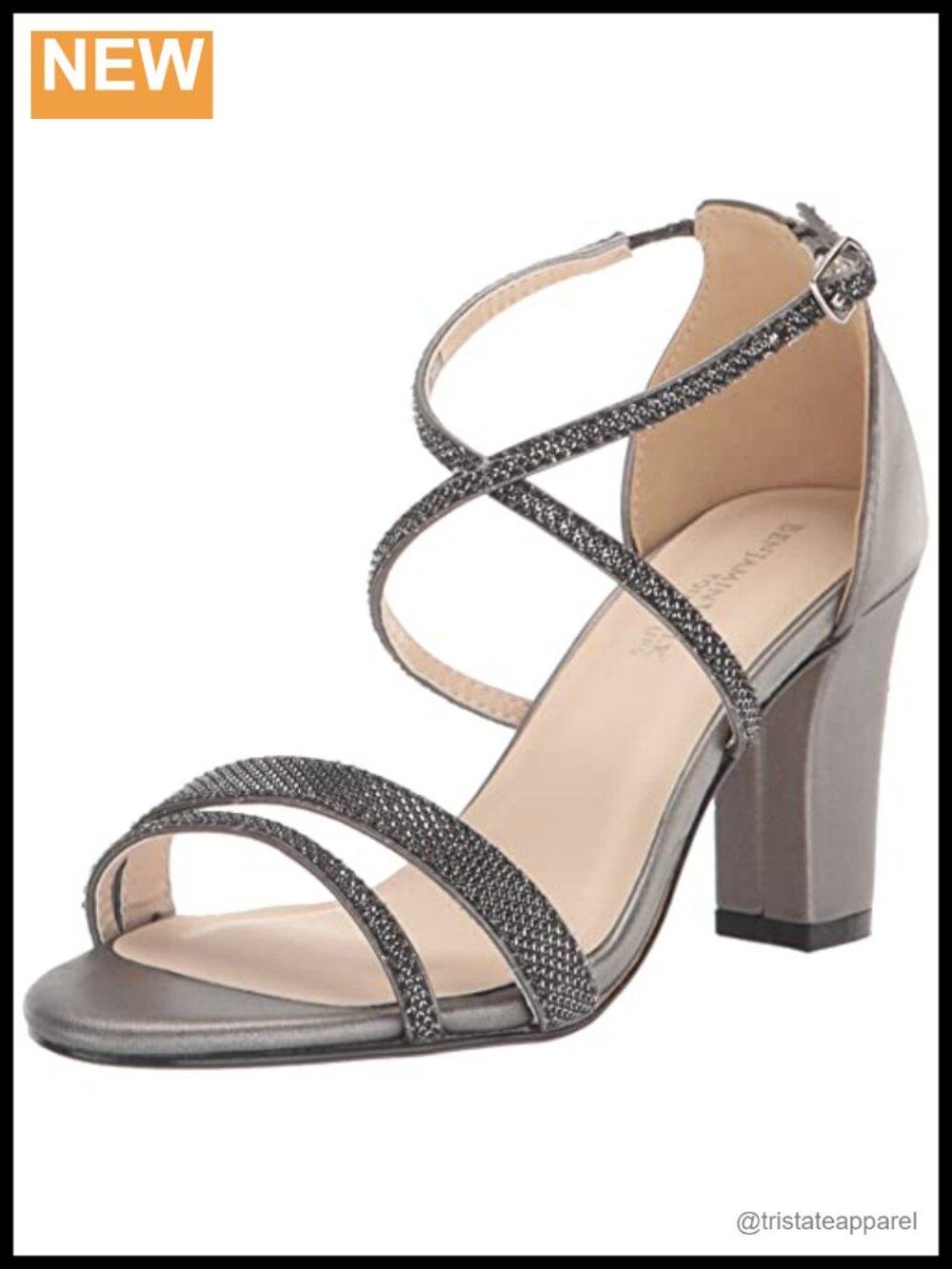 Gladiator Block Heel Sandals with Adjustable Buckle Strap